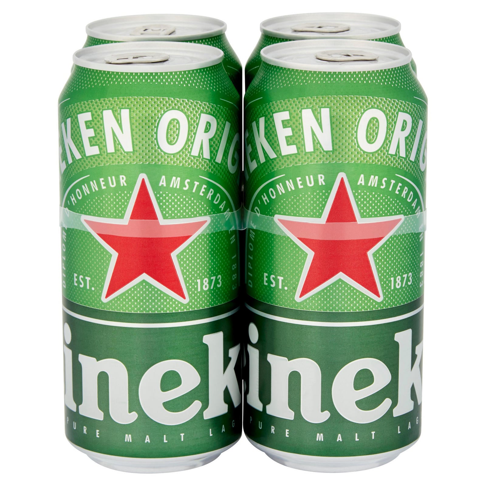 Heineken Premium Lager Beer Cans 4 x 440ml (6697591406681)