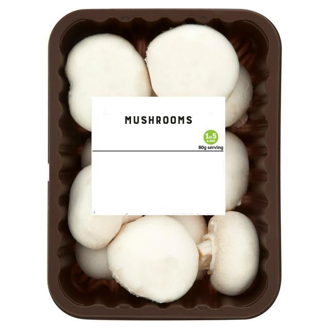 White Mushrooms 400g (4672268566617) (6602405937241)