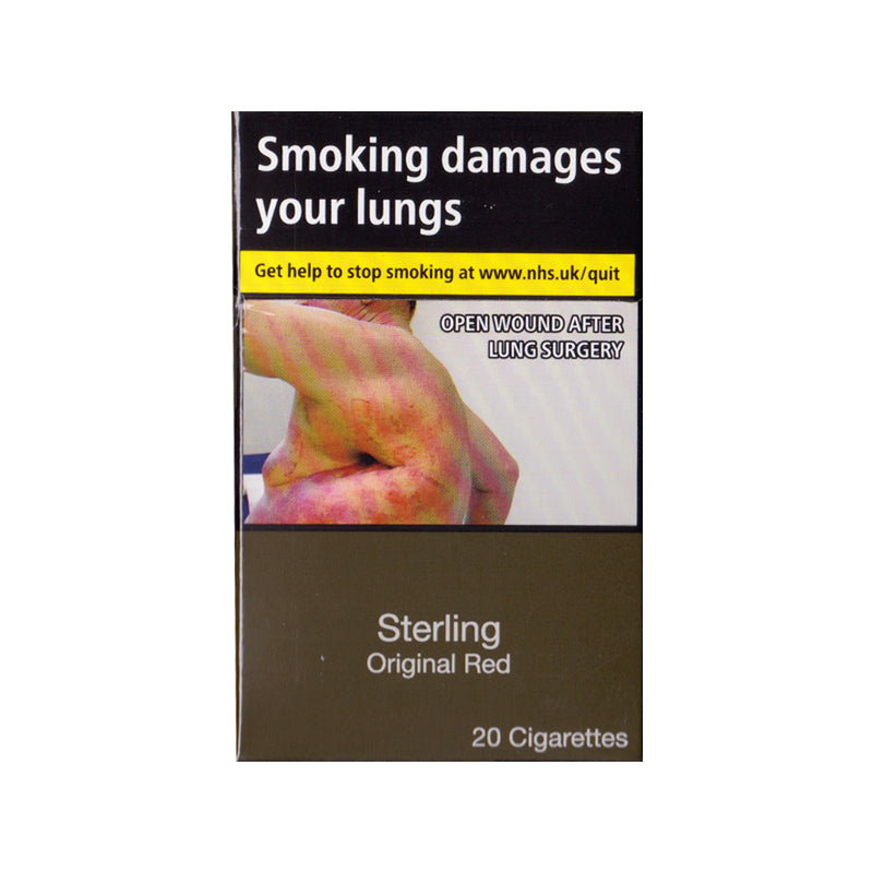 Sterling Original Red King Size Cigarettes x 20 (6661317591129)
