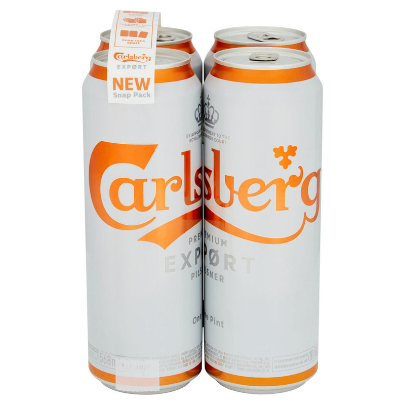 Carlsberg Export Lager Beer 4 x 568ml (6697583738969)