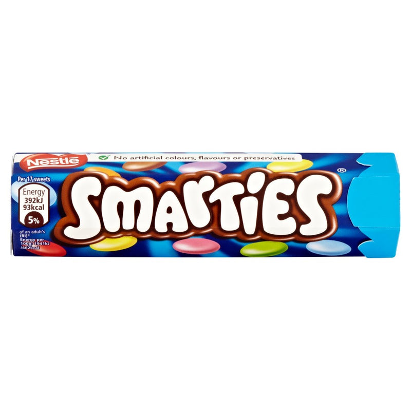 Smarties Milk Chocolate Tube 38g (4793945915481)