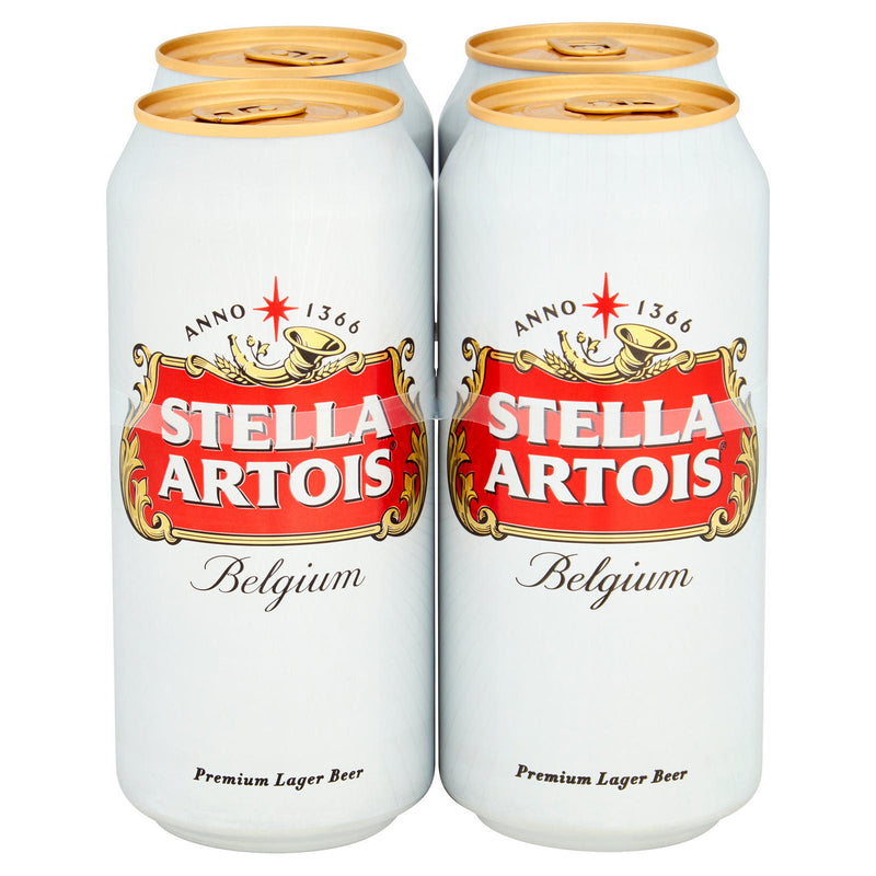 Stella Artois Premium Lager 4 x 440ml (6696015396953)