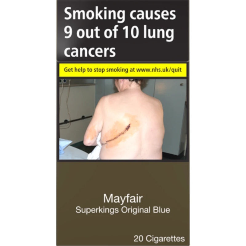 Mayfair Original Blue Superkings Cigarettes x 20 (6661207195737)