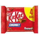 Kit Kat Chunky Milk Chocolate Bar Multipack 4 Pack 128g (6536729329753)