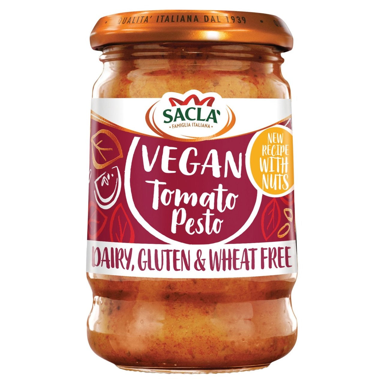 Sacla Vegan Tomato Pesto 190g - Moo Local