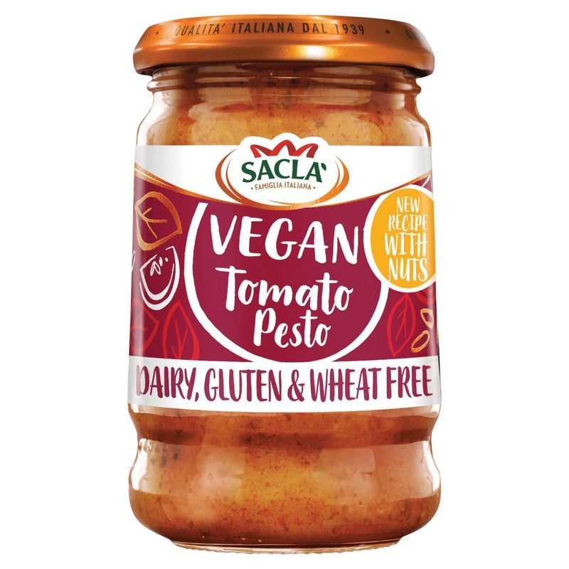 Sacla Vegan Tomato Pesto 190g - Moo Local