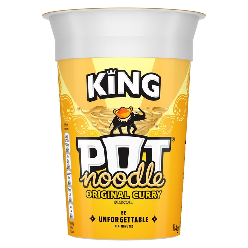 Pot Noodle King Original Curry 114G (6537516515417)