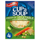 Batchelors Cup a Soup, Cream of Vegetable with Croutons x4 122g (6561149157465)