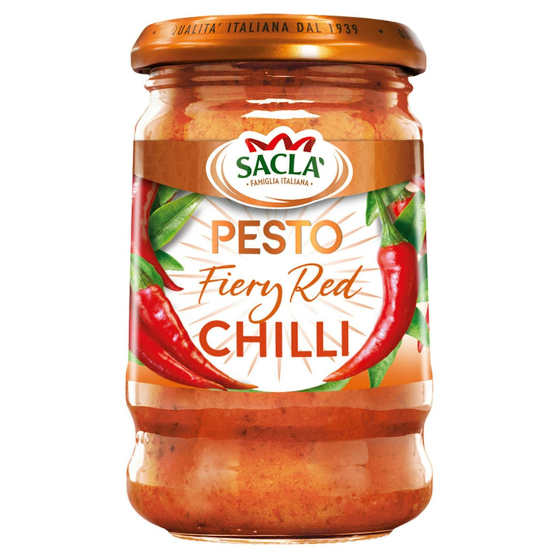 Sacla Fiery Chilli Pesto 190G - Moo Local
