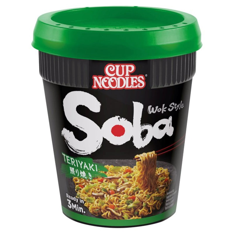 Nissin Soba Teriyaki Noodles with Yakisoba Sauce 90g (6602057842777)