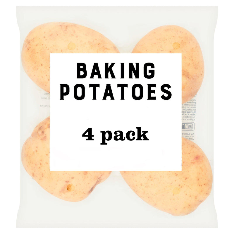 British Baking Potatoes x 4 - Moo Local