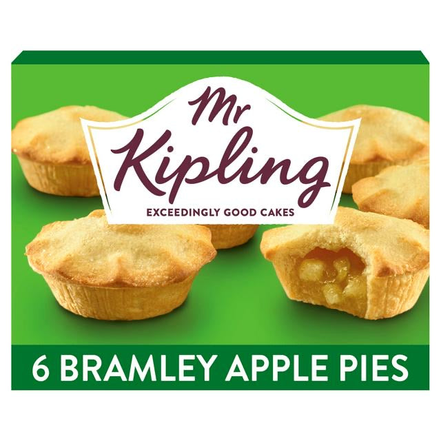 Mr Kipling Bramley Apple Pies 6 Pack (4687364096089)