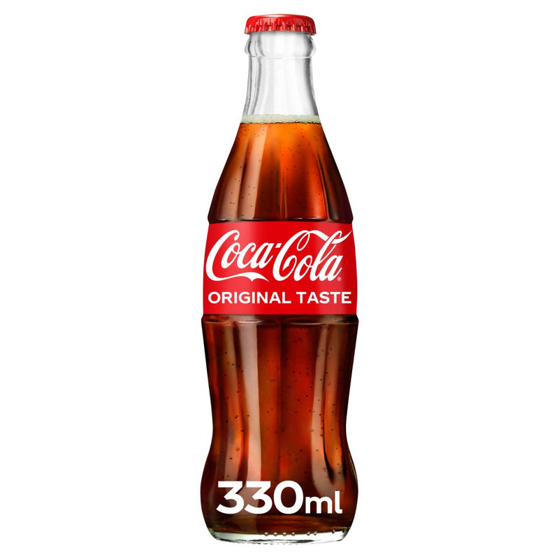 Coca-Cola Original Taste Glass Bottle 330ml - Moo Local