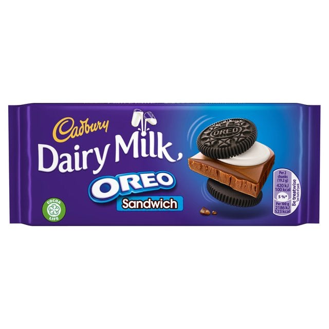Cadbury Dairy Milk Oreo Sandwich 96g (4747005722713)