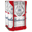 Budweiser Lager Beer Cans 4x568ml (6694267256921)