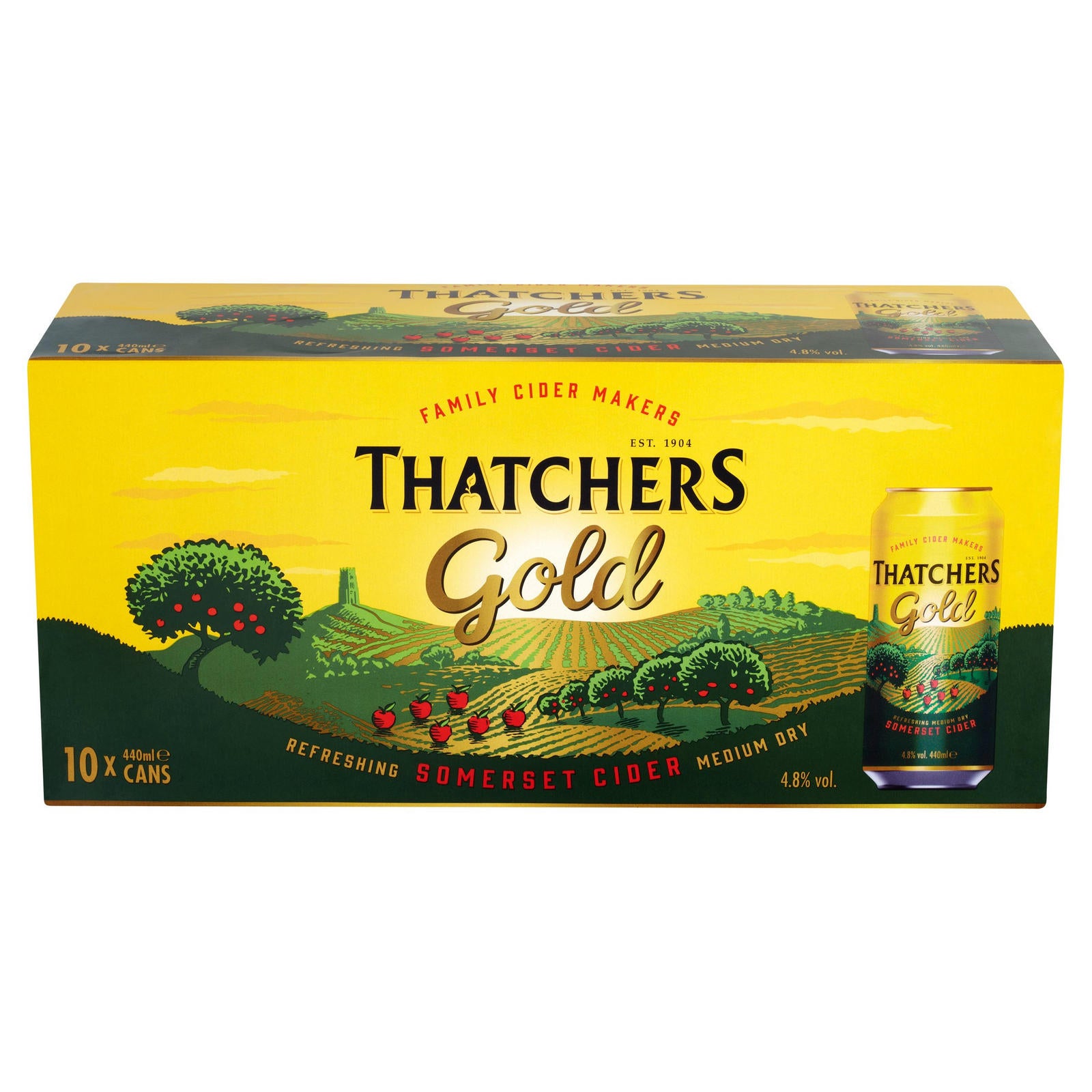 Thatchers Gold Cider 10x440ml (6697809248345)