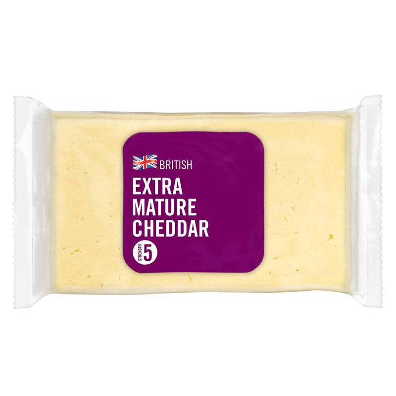 British Extra Mature Cheddar Cheese 400g - Moo Local