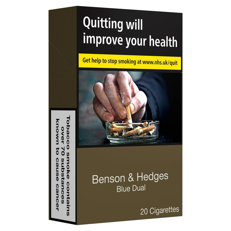 Benson & Hedges Blue Dual King Size Cigarettes x20 (6661083856985)