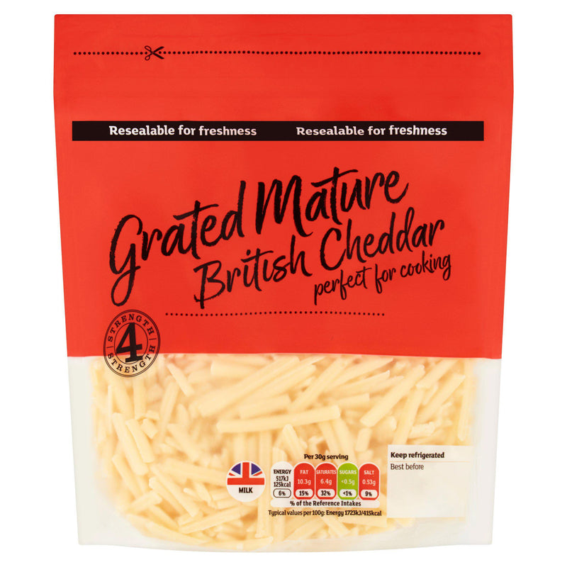Grated Mature Cheddar 200G (4680616443993)