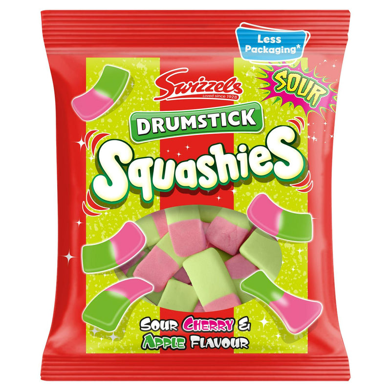 Swizzels Drumstick Squashies Sour Cherry and Apple 131g - Moo Local