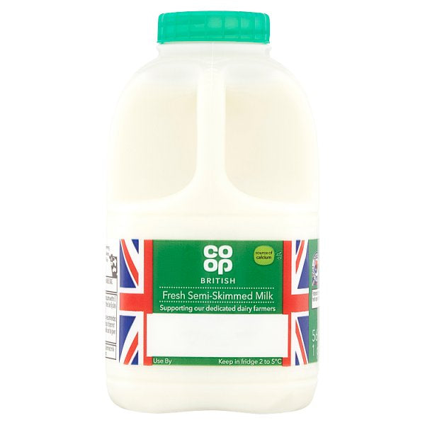 British Semi Skimmed Milk 568Ml / 1 Pint - Moo Local
