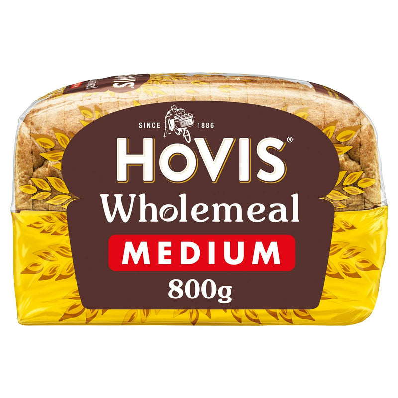 Hovis Medium Sliced Wholemeal Bread 800g - Moo Local