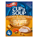 Batchelors Cup a Soup, Chicken & Vegetable with Croutons x4 110g (6561147224153)