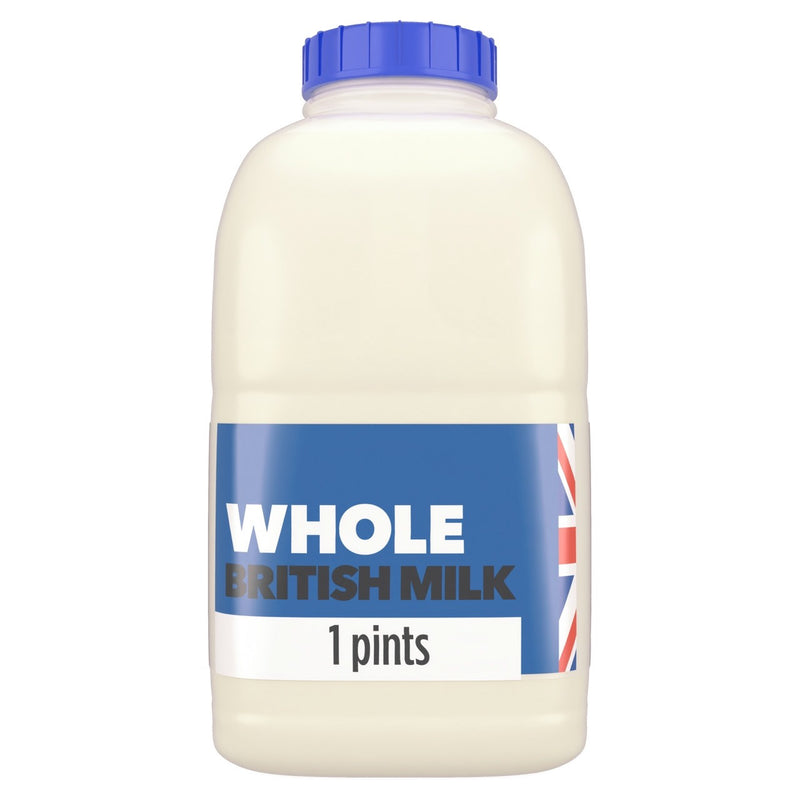 British Whole Milk 568Ml / 1 Pint - Moo Local