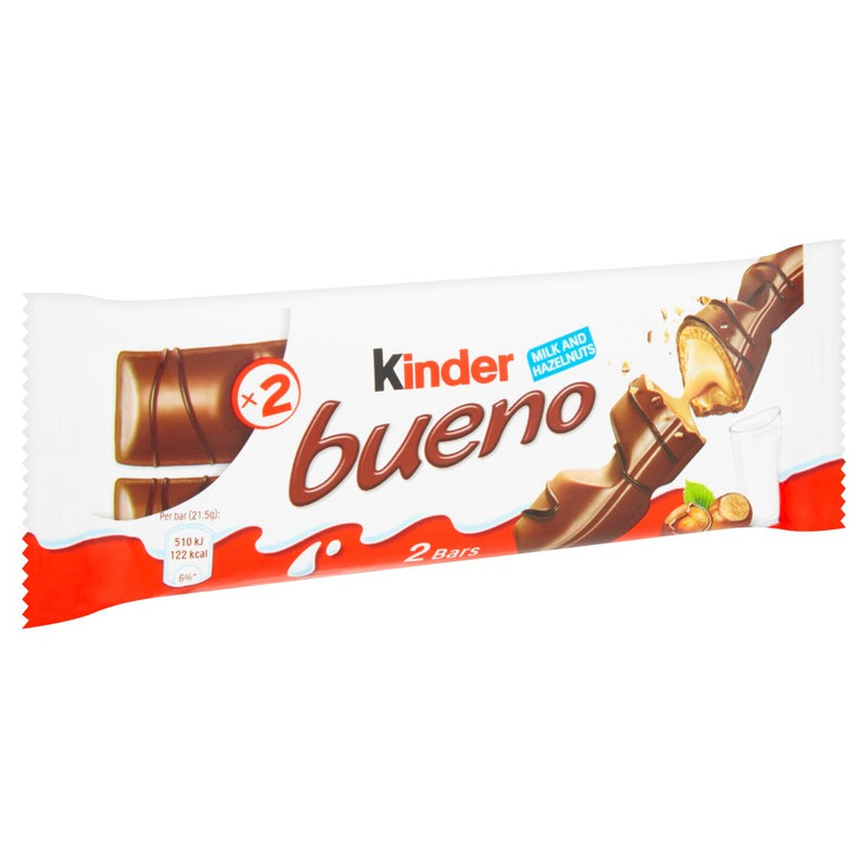 Kinder Bueno Milk Chocolate and Hazelnuts 43g (4794501136473)