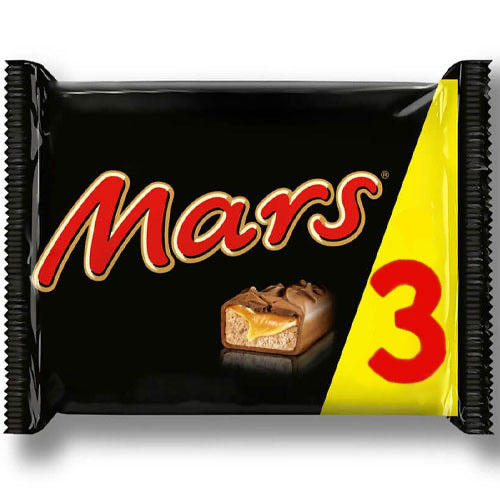 Mars Chocolate Bars Multipack 3 Pack 118.2g - Moo Local