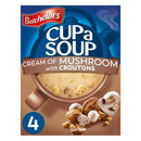 Batchelors Cup a Soup, Cream of Mushroom with Croutons x4 99g (6561147846745)