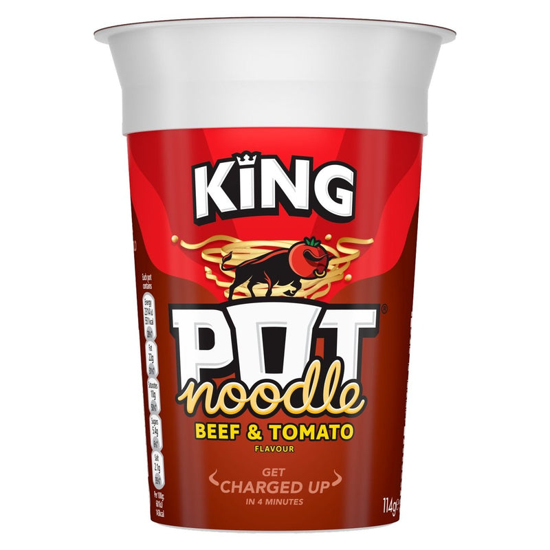 Pot Noodle King Beef & Tomato 114G (6537512616025)
