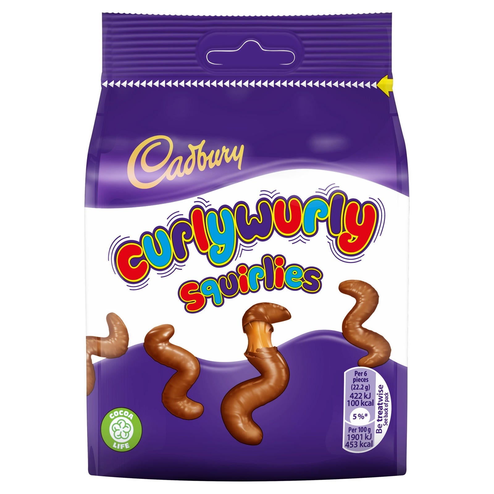 Cadbury Curly Wurly Squirlies Bag 95g (6604686000217)