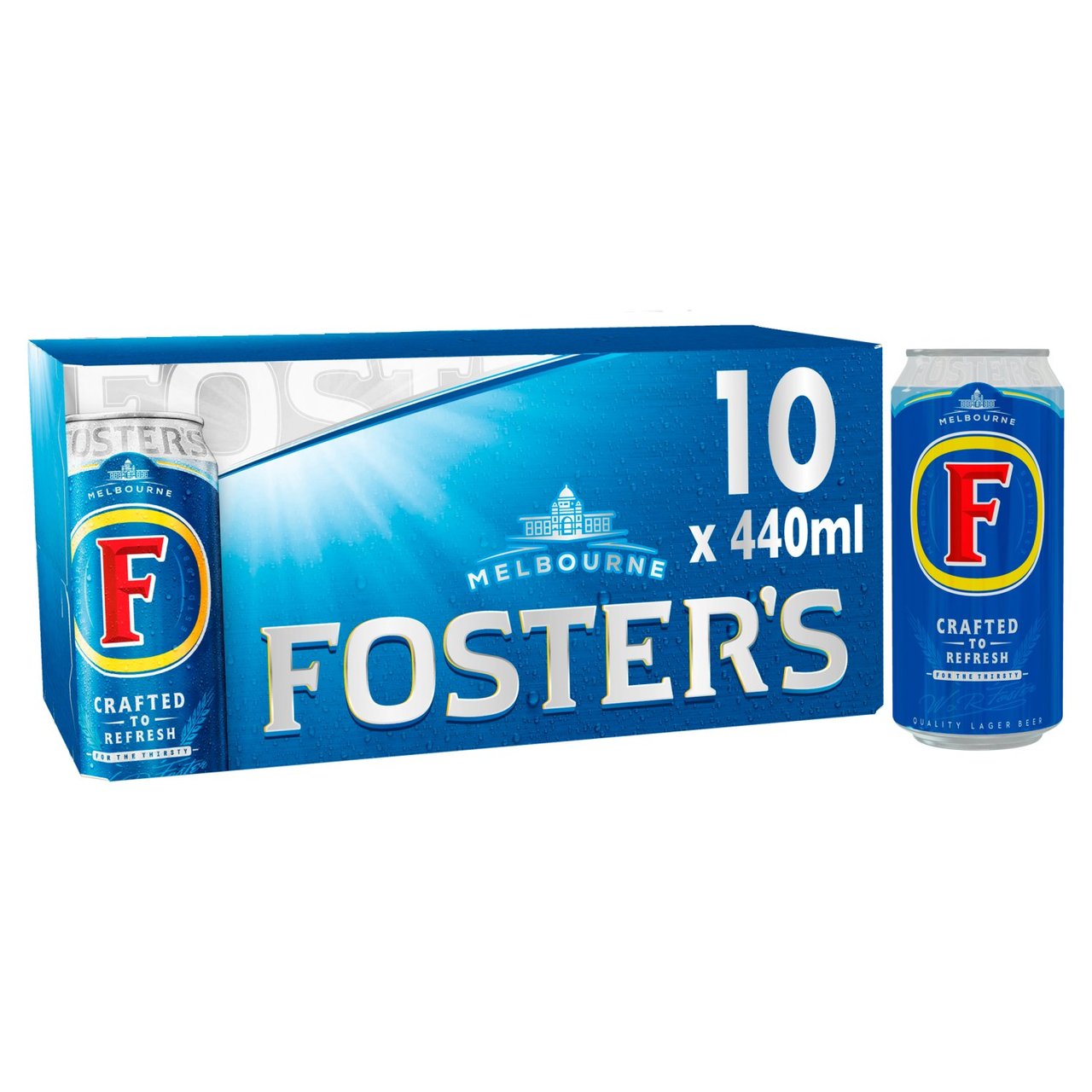 Foster's Lager Beer Cans 10 x 440ml (6697785655385)
