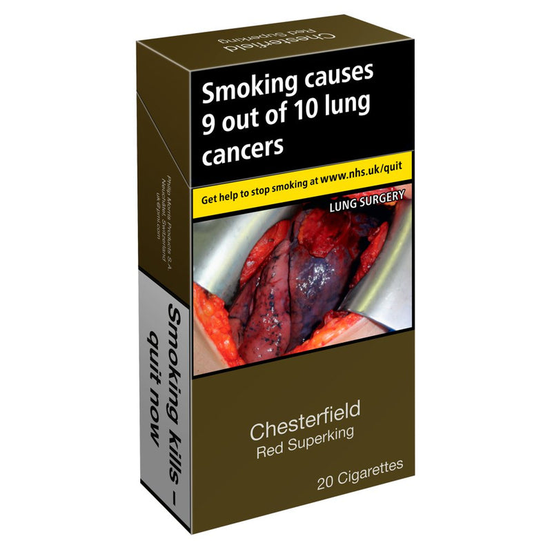 Chesterfield Red Superkings Cigarettes x 20 (6661111742553)