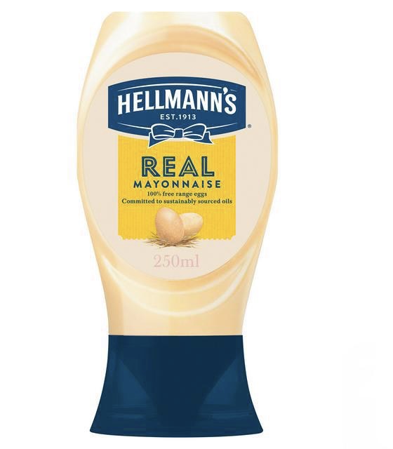 Hellmann's Real Squeezy Mayonnaise 250Ml (6568218820697)