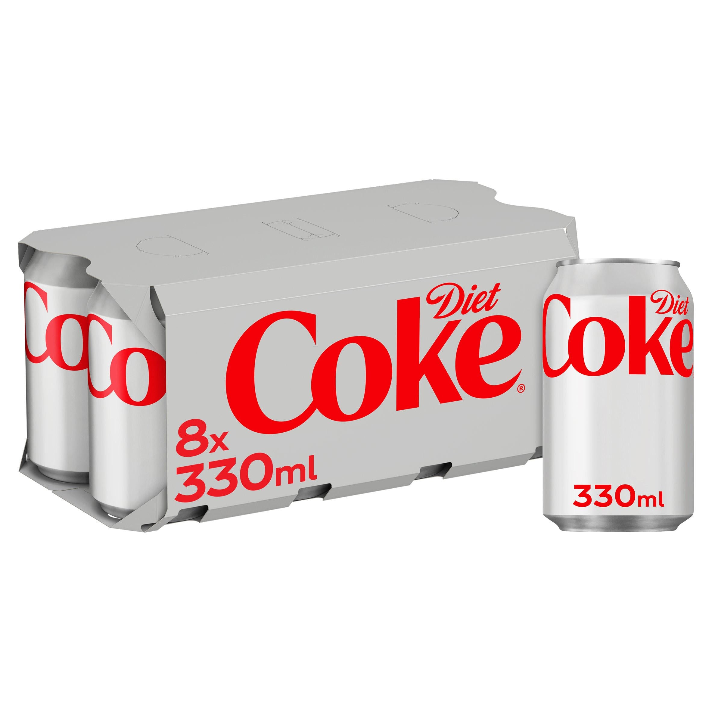 Diet Coke 8 x 330ml - Moo Local