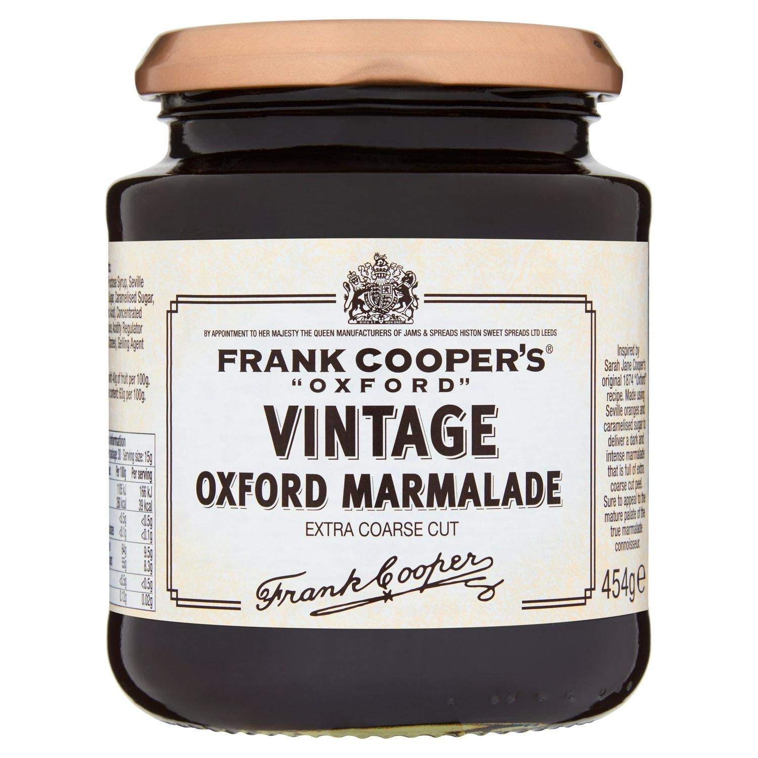 Frank Cooper's Vintage Orange Marmalade 454g (6597066326105)