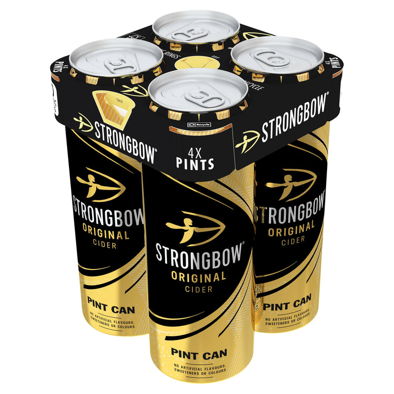 Strongbow Original Cider Pint 4x568ml - Moo Local