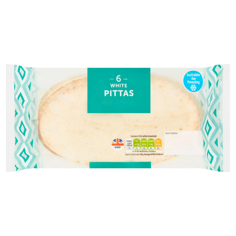 White Pitta Bread 1 x 6 - Moo Local