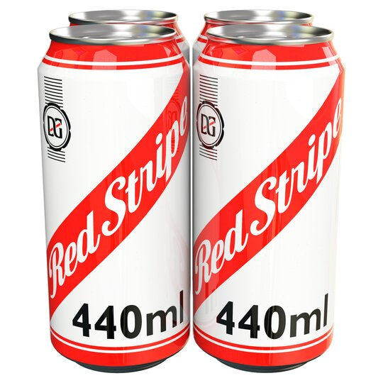 Red Stripe Jamaican Lager Beer 4 x 440ml (6695968964697)