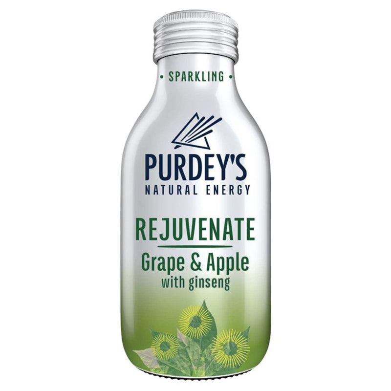 Purdey's Natural Energy Rejuvenate Grape & Apple with Ginseng Bottle 330ML (6956046188633)