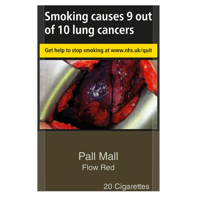 Pall Mall Red Flow Kingsize Cigarettes x 20 (6661276401753)