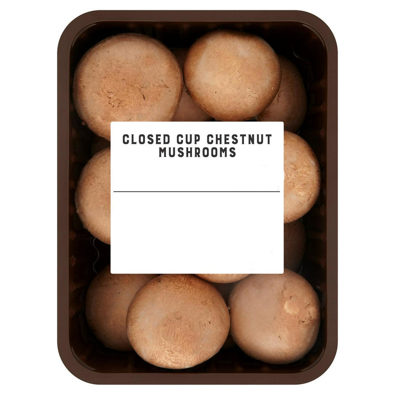 Closed Cup Chestnut Mushrooms 300g - Moo Local