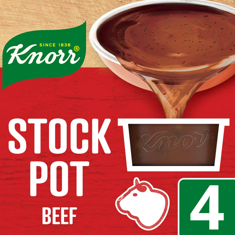 Knorr Beef Stock Pot 4 x 28g (6594464251993)