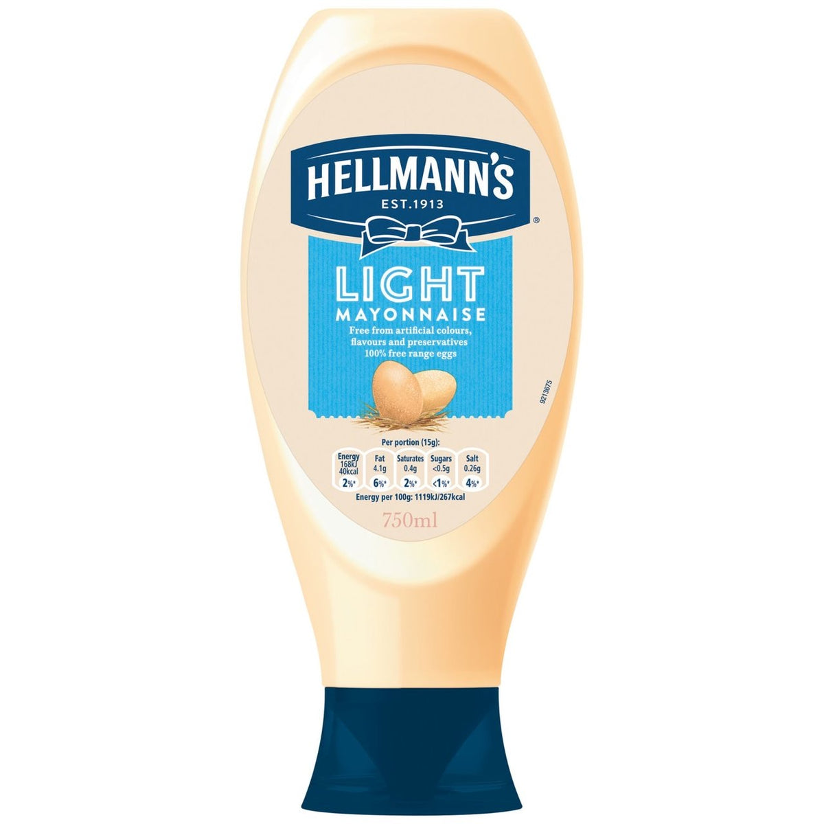 Hellmann's Light Squeezy Mayonnaise 750Ml (6568207122521)
