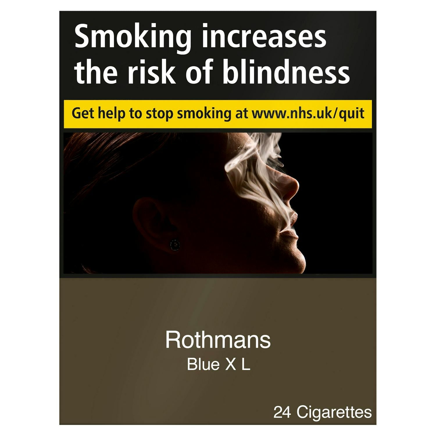 Rothmans Blue XL King Size Cigarettes x 24 (6661296324697)