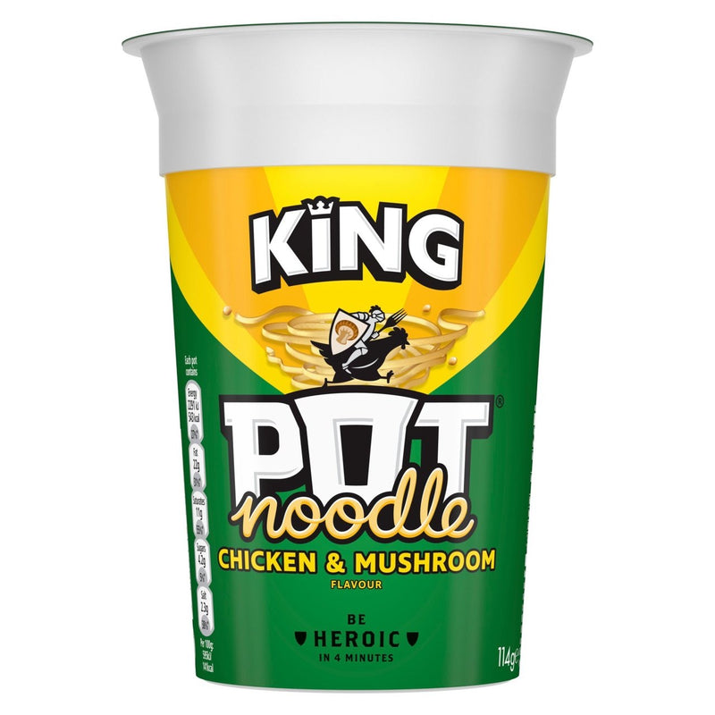 Pot Noodle King Chicken & Mushroom 114G (6537510486105)