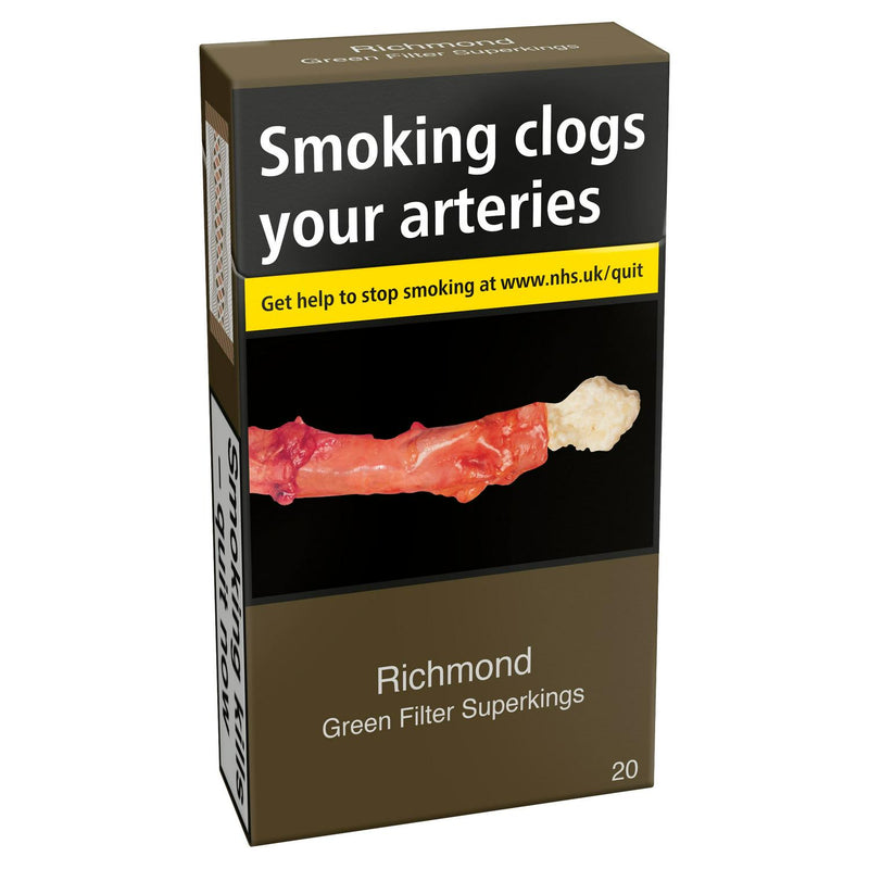 Richmond Green Filter Superkings Cigarettes x 20 (6661372510297)