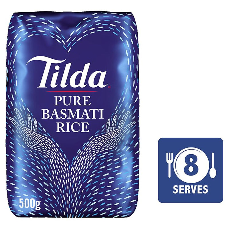 Tilda Pure Basmati Rice 500g (6592359989337)
